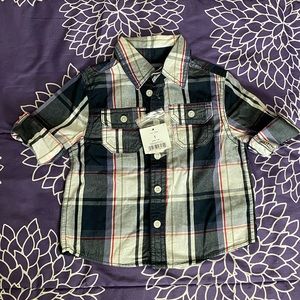 NEW plaid dress shirt.